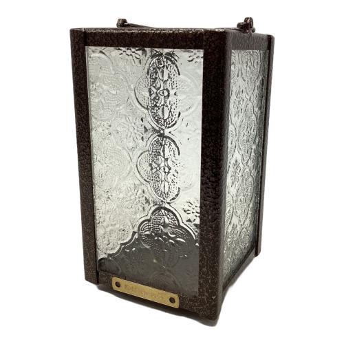 Matthew Pods ランタンアクセサリー レトロランプガラスシェード フラワー