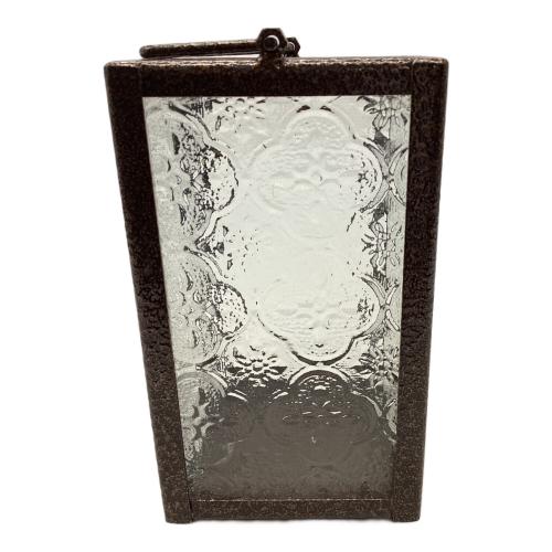 Matthew Pods ランタンアクセサリー レトロランプガラスシェード フラワー