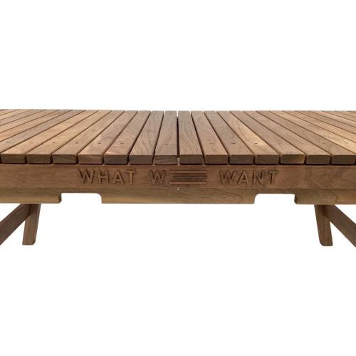 WHAT WE WANT (ワットウィーウォント) アウトドアテーブル エクステンションテーブル