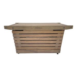 IKIKI (イキキ) 収納ケース ウォールナット トップパネル付 シェルフコンテナM