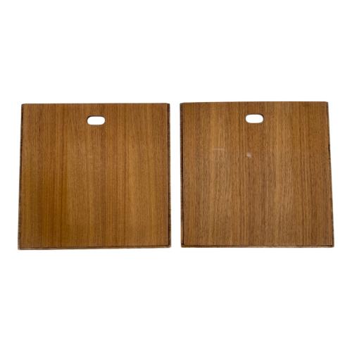 IKIKI (イキキ) 収納ケース ウォールナット トップパネル付 シェルフコンテナM