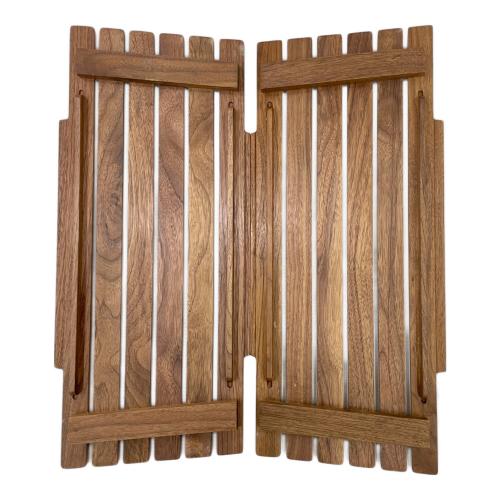 IKIKI (イキキ) 収納ケース ウォールナット トップパネル付 シェルフコンテナM