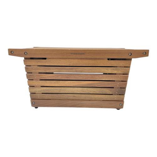 IKIKI (イキキ) 収納ケース ウォールナット トップパネル・連結パネル付 シェルフコンテナM