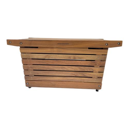 IKIKI (イキキ) 収納ケース ウォールナット トップパネル・連結パネル付 シェルフコンテナM