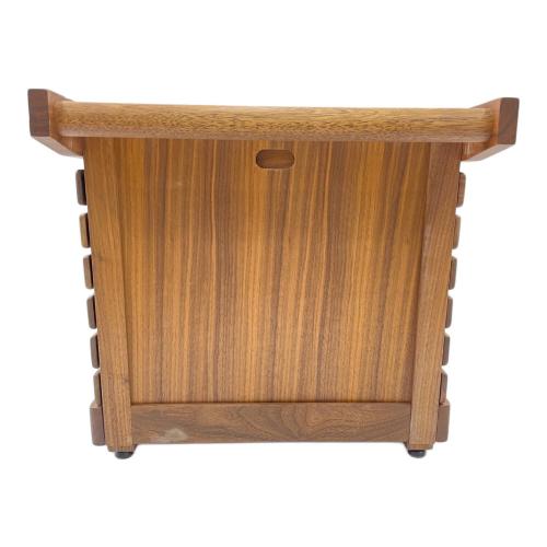 IKIKI (イキキ) 収納ケース ウォールナット トップパネル・連結パネル付 シェルフコンテナM