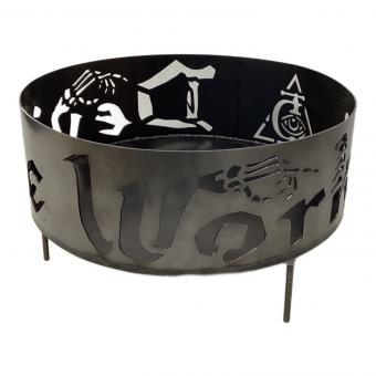 Sanzoku Mountain (サンゾクマウンテン) 焚火台 yabai DEATH skull MOUNCOL