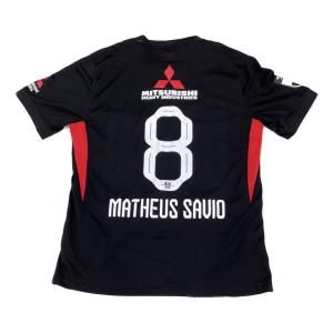 浦和レッズ (ウラワレッズ) マテウス・サヴィオ【8】 サポーターグッズ ブラック 2025 SIZE XL