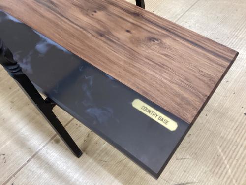 COUNTRY BASE システムラック ブラックウォールナット×レジン ブラウン BWRNシェルフ