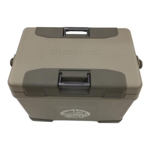 SHIMANO (シマノ) クーラーボックス ヴァシランドEL NX-240W モカカラー ステッカーカスタム有