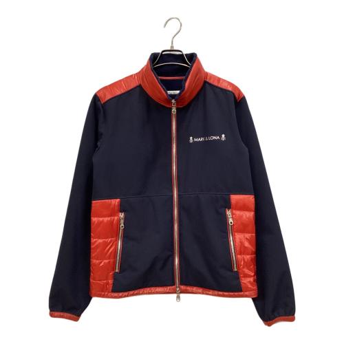 MARK&LONA (マークアンドロナ) アウター ゴルフウェア(トップス) MLM-9C-AC03 Fouad Tech Fleece Blouson メンズ SIZE 46 レッド×ブラック