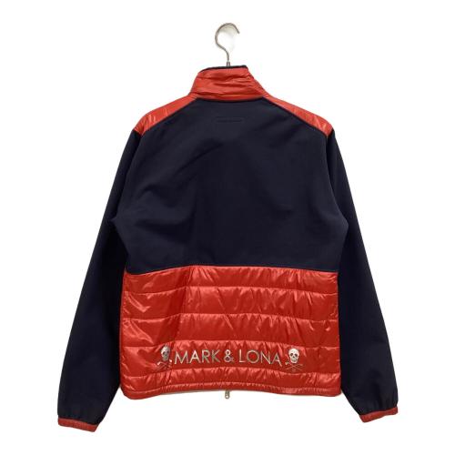 MARK&LONA (マークアンドロナ) アウター ゴルフウェア(トップス) MLM-9C-AC03 Fouad Tech Fleece Blouson メンズ SIZE 46 レッド×ブラック