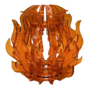 HIDEOUT CRAFT (ハイドアウトクラフト) ランタンアクセサリー 焔 アンバーマーブル