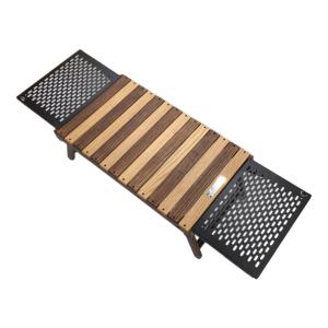 BLACK DESIGN (ブラックデザイン) アウトドアテーブル ノーマルアイアンプレート×2・ケース付 ハレテーブル