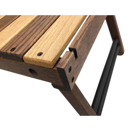 BLACK DESIGN (ブラックデザイン) アウトドアテーブル ノーマルアイアンプレート×2・ケース付 ハレテーブル