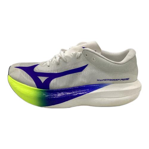 MIZUNO (ミズノ) ランニングシューズ J1GC267001 HYPERWARP PURE メンズ SIZE 26.5cm ホワイト
