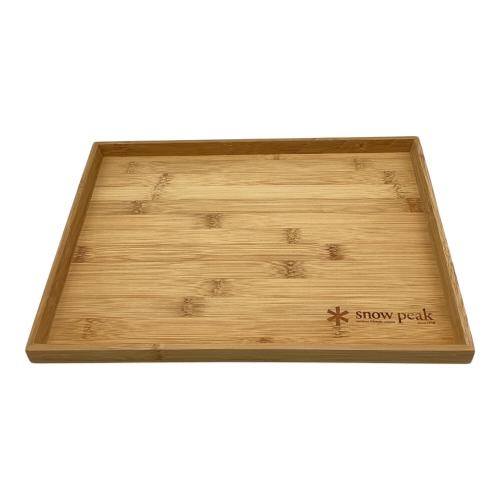 Snow peak (スノーピーク) オリジナル竹製トレー アウトドア食器 S・M・L3点セット 非売品 ノベルティ