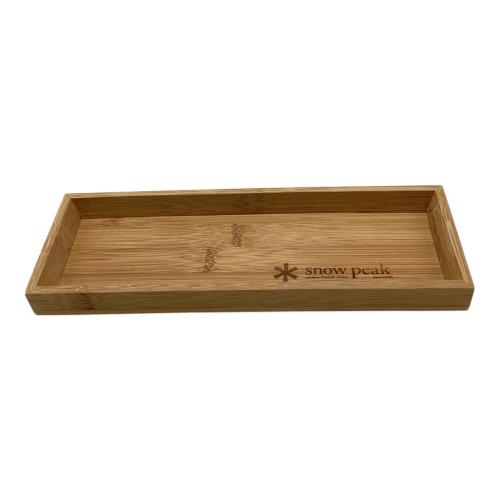 snow peak (スノーピーク) オリジナル竹製トレー アウトドア食器 S・M・L3点セット 非売品 ノベルティ