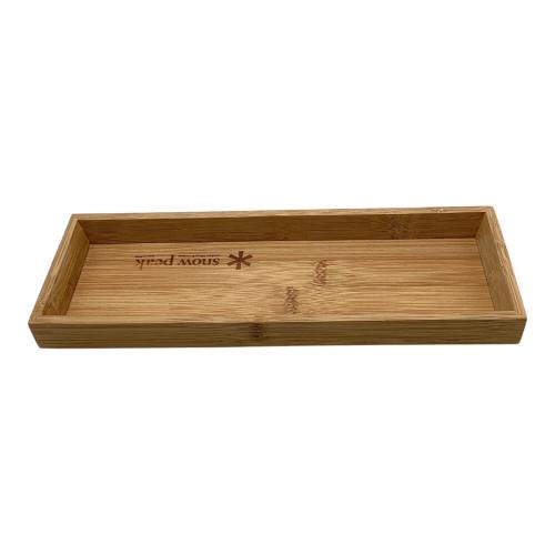 snow peak (スノーピーク) オリジナル竹製トレー アウトドア食器 S・M・L3点セット 非売品 ノベルティ