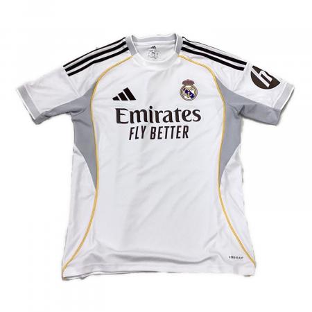  Real Madrid ユニフォーム ホワイト レアル・マドリード サッカーユニフォーム 25/26ホーム メンズ SIZE XL