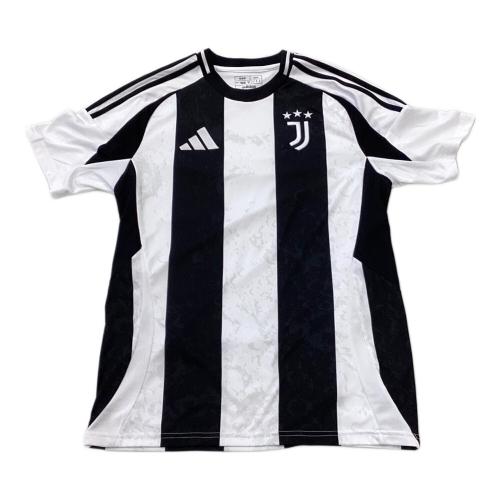 ユベントス サッカーユニフォーム 24/25ホーム メンズ SIZE XL ホワイト×ブラック