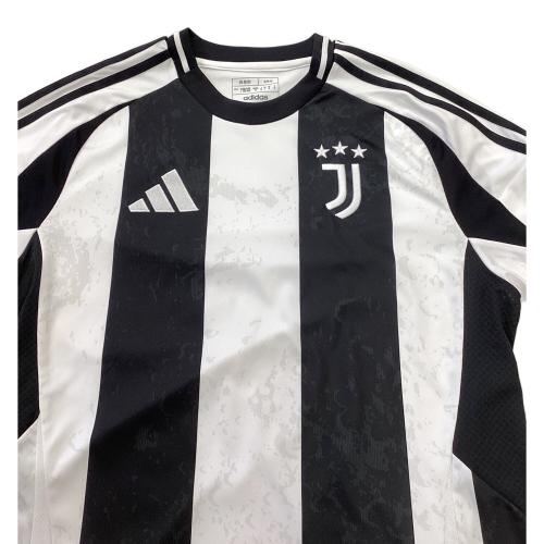ユベントス サッカーユニフォーム 24/25ホーム メンズ SIZE XL ホワイト×ブラック