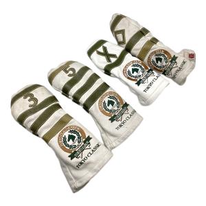 iliac Golf (イリアックゴルフ) ヘッドカバー TOKYO CLASSIC CLUB 2015 ホワイト×グリーン 3・5・X・UTセット