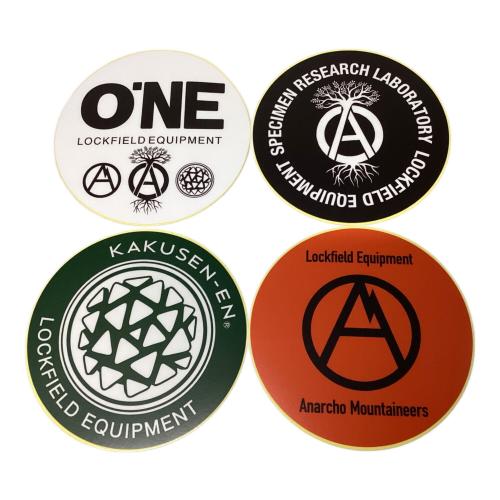 LOCK FIELD EQUIPMENT (ロックフィールドイクイプメント) ランタンアクセサリー 4個セット 鶴仙園 スーベニアアダムスキーハット