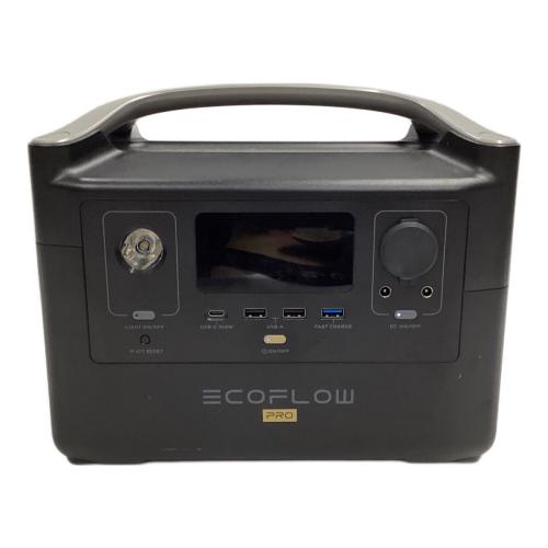 ECOFLOW (エコフロー) RIVER Pro ポータブル電源 EFRIVER600PRO-JP ブラック