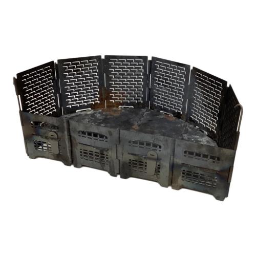 サンゾー工務店 (サンゾーコウムテン) ロダン 半月セット 焚火台 スタンダードモデル