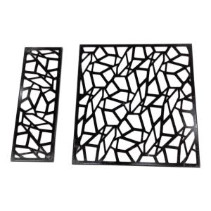 1/f SPACE (ワンエフスペース) ファニチャーアクセサリー ブラックコーティング ブラック アイアンボードS&アイアンボードLセット