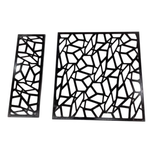 1/f SPACE (ワンエフスペース) ファニチャーアクセサリー ブラックコーティング ブラック アイアンボードS&アイアンボードLセット