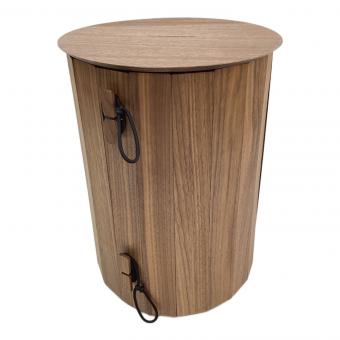 IKIKI (イキキ) 収納ケース ブラウン ウォールナット ダストボックス フォルダブルコードビン