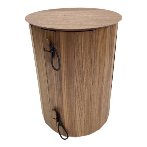 IKIKI (イキキ) 収納ケース ブラウン ウォールナット ダストボックス フォルダブルコードビン