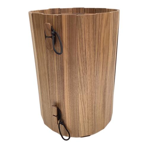 IKIKI (イキキ) 収納ケース ブラウン ウォールナット ダストボックス フォルダブルコードビン