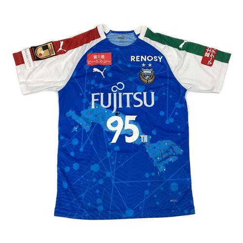 川崎フロンターレ (カワサキフロンターレ) サッカーユニフォーム 川崎市市制95周年記念リミテッドユニフォーム メンズ SIZE L ブルー