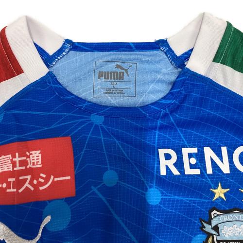 川崎フロンターレ (カワサキフロンターレ) サッカーユニフォーム 川崎市市制95周年記念リミテッドユニフォーム メンズ SIZE L ブルー