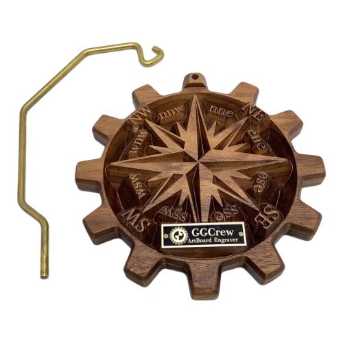 GGCrew ランタンスタンド ブラウン 超立体ランタンスタンド(コンパス)