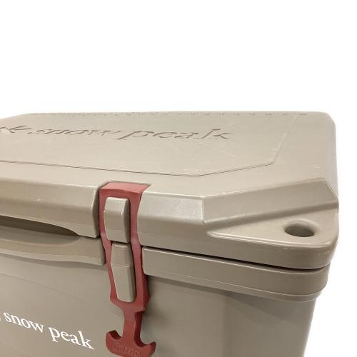Snow peak (スノーピーク) ハードロッククーラー クーラーボックス UG-302GY 40QT(約38L) ブラウン