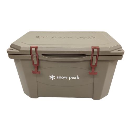 Snow peak (スノーピーク) ハードロッククーラー クーラーボックス UG-302GY 40QT(約38L) ブラウン