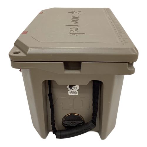 Snow peak (スノーピーク) ハードロッククーラー クーラーボックス UG-302GY 40QT(約38L) ブラウン