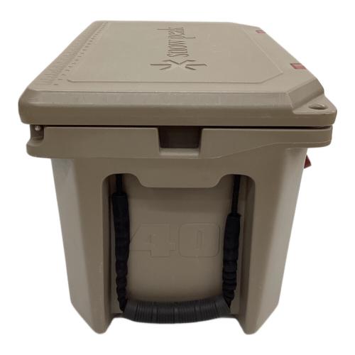 Snow peak (スノーピーク) ハードロッククーラー クーラーボックス UG-302GY 40QT(約38L) ブラウン