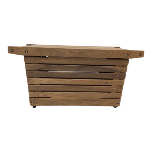 IKIKI (イキキ) 収納ケース ウォールナット　シェルフコンテナM