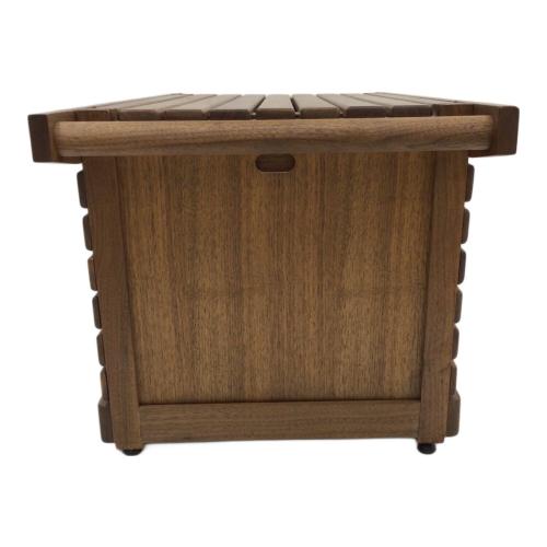 IKIKI (イキキ) 収納ケース ウォールナット　シェルフコンテナM