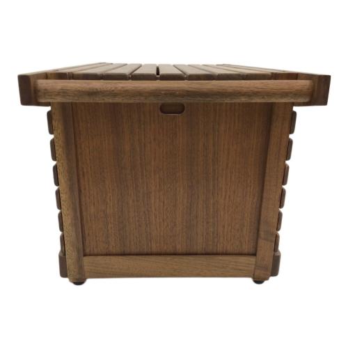 IKIKI (イキキ) 収納ケース ウォールナット　シェルフコンテナM