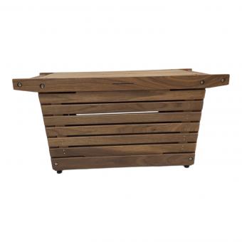 IKIKI (イキキ) 収納ケース ウォールナット シェルフコンテナM