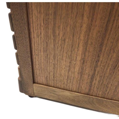 IKIKI (イキキ) 収納ケース ウォールナット シェルフコンテナM