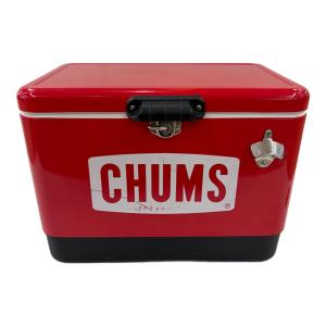 CHUMS (チャムス) スチールクーラーボックス クーラーボックス 54QT レッド