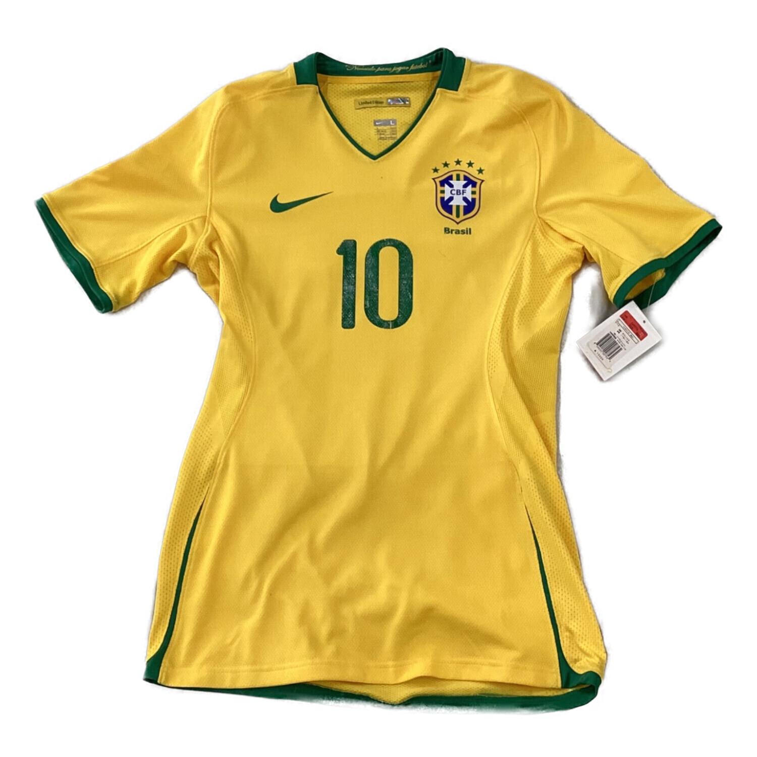 ブラジル代表 サッカーユニフォーム【10】カカ 08/09 SIZE L イエロー