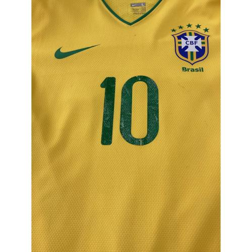 ブラジル代表 サッカーユニフォーム【10】カカ 08/09 SIZE L イエロー