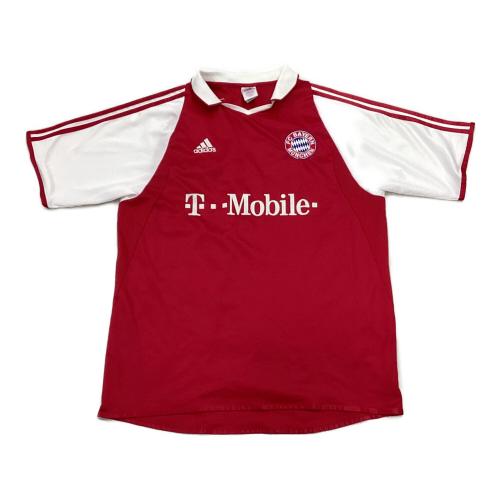 FCバイエルン・ミュンヘン (エフシーバイエルン・ミュンヘン) サッカーユニフォーム ASR001 03/04 ホーム SIZE XL レッド×ホワイト